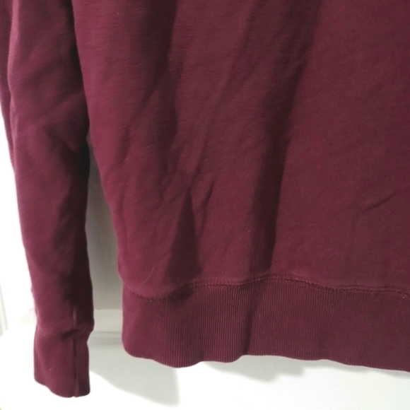 Roots Women's Hooded Sweatshirt Classic Burgundy Size M - Picture 10 of 13